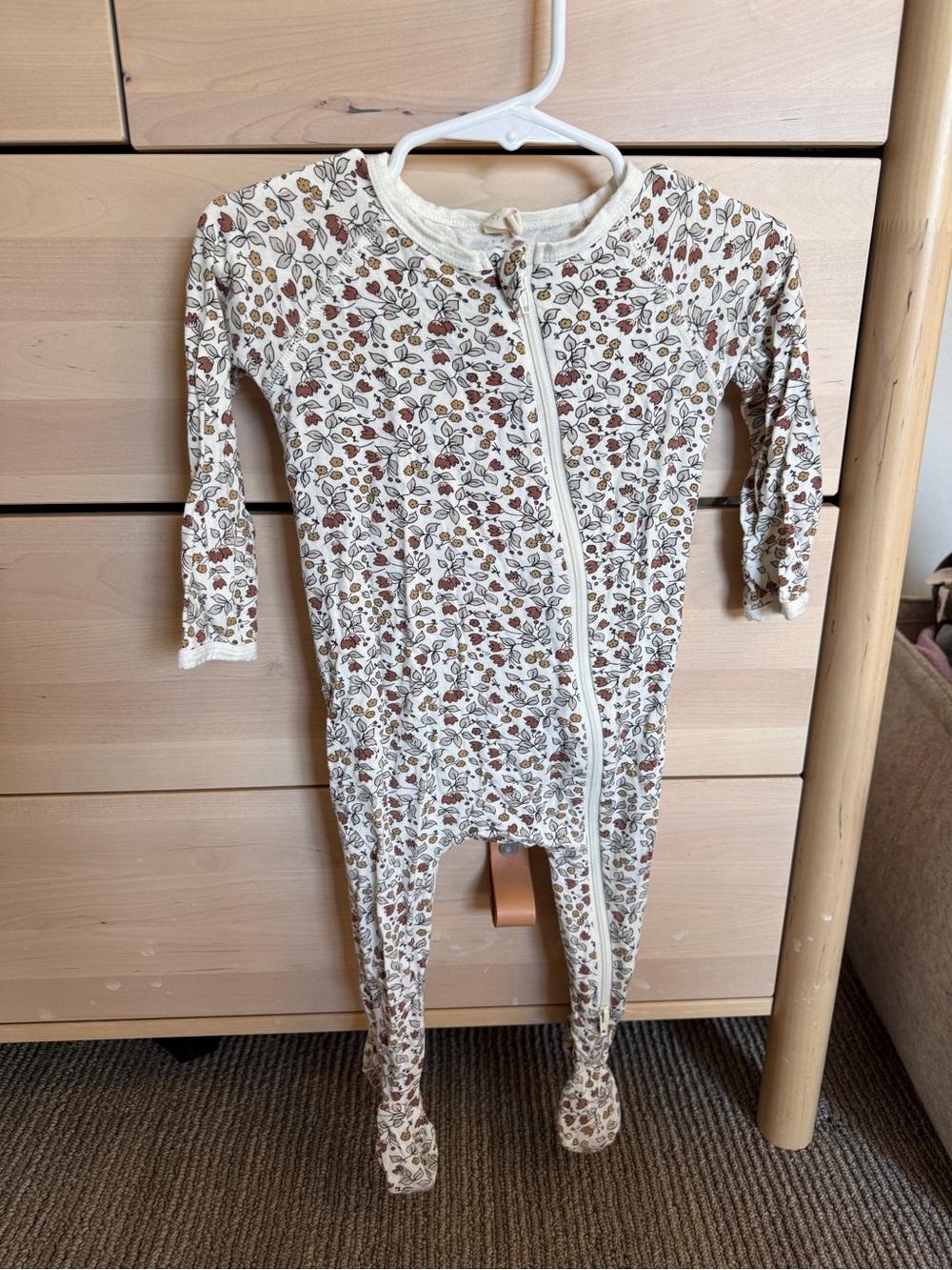 Quincy Mae Footie Pajamas in Floral